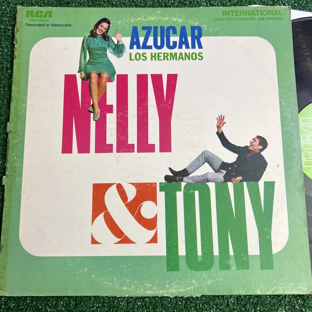 Nelly Y Tony Azucar Los Hermanos Vinyl 33 LP RCA Records FSP-246e 1970